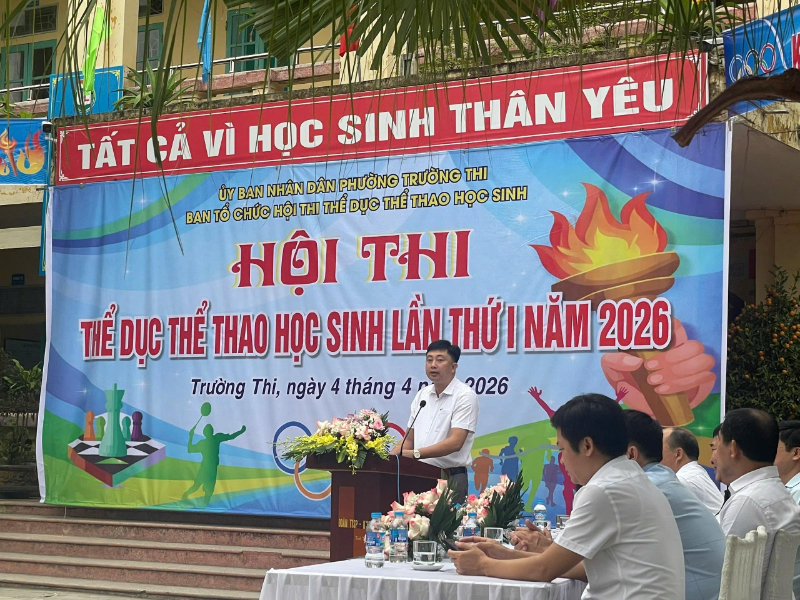 HỘI THI THỂ DỤC THỂ THAO NGÀNH GIÁO DỤC PHƯỜNG TRƯỜNG THI LẦN THỨ I – NĂM 2026